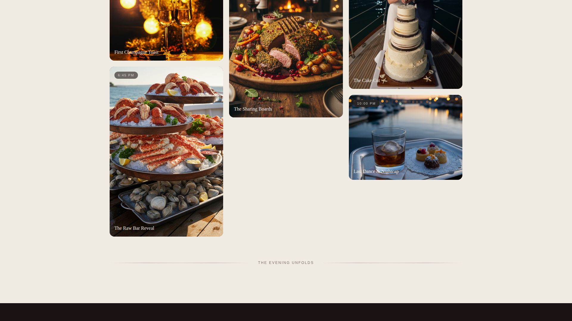 Nautical Wedding Booking Website Template