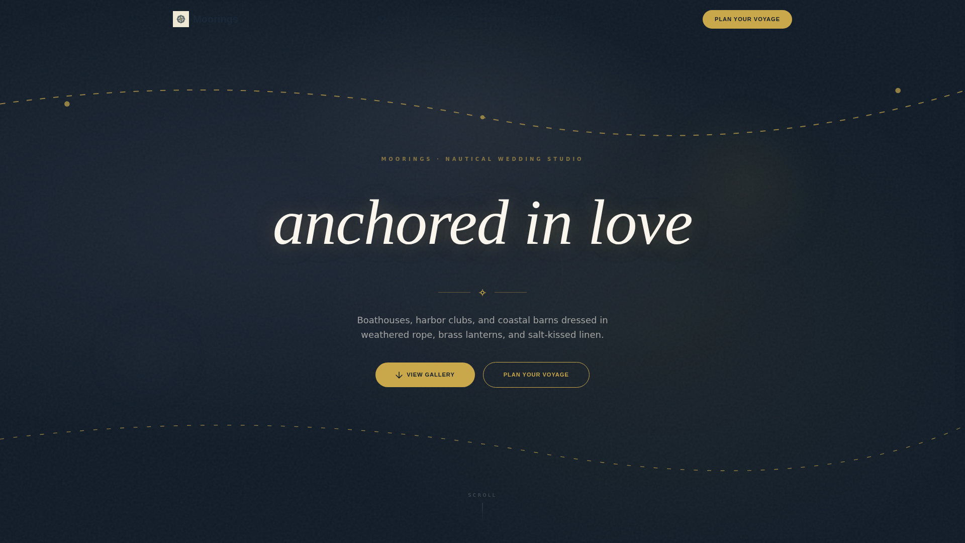 Nautical Wedding Professional Website Template