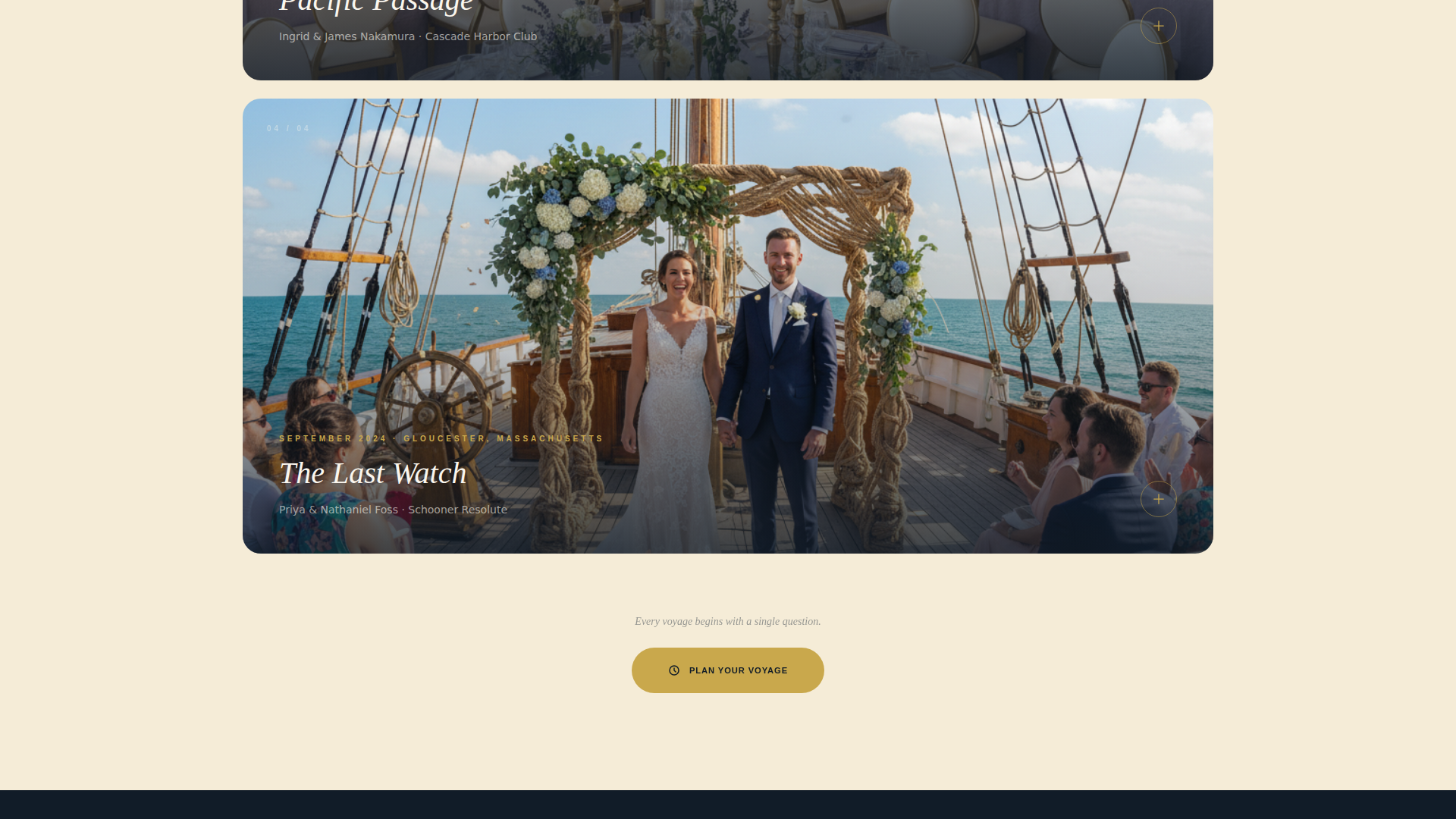 Nautical Wedding Professional Website Template