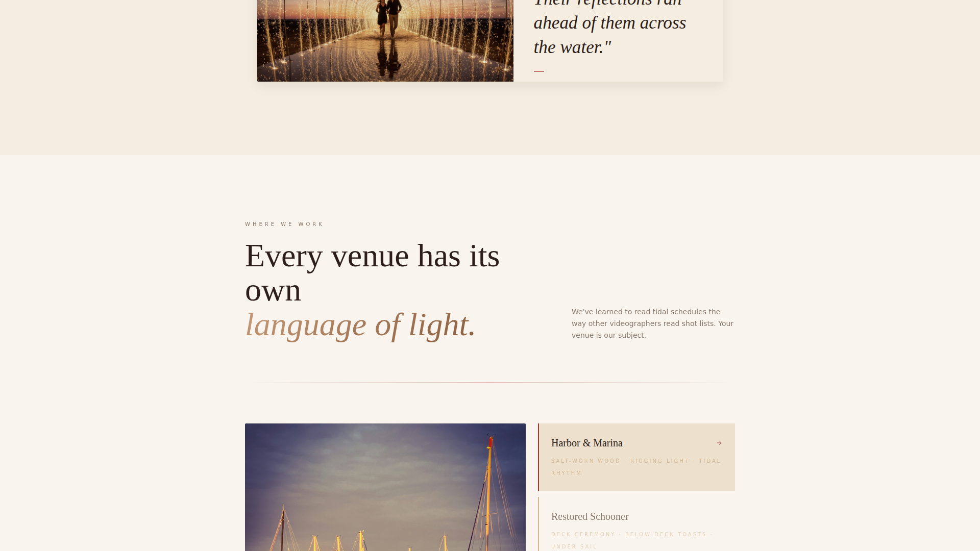 Nautical Wedding Advanced Professional Website Template