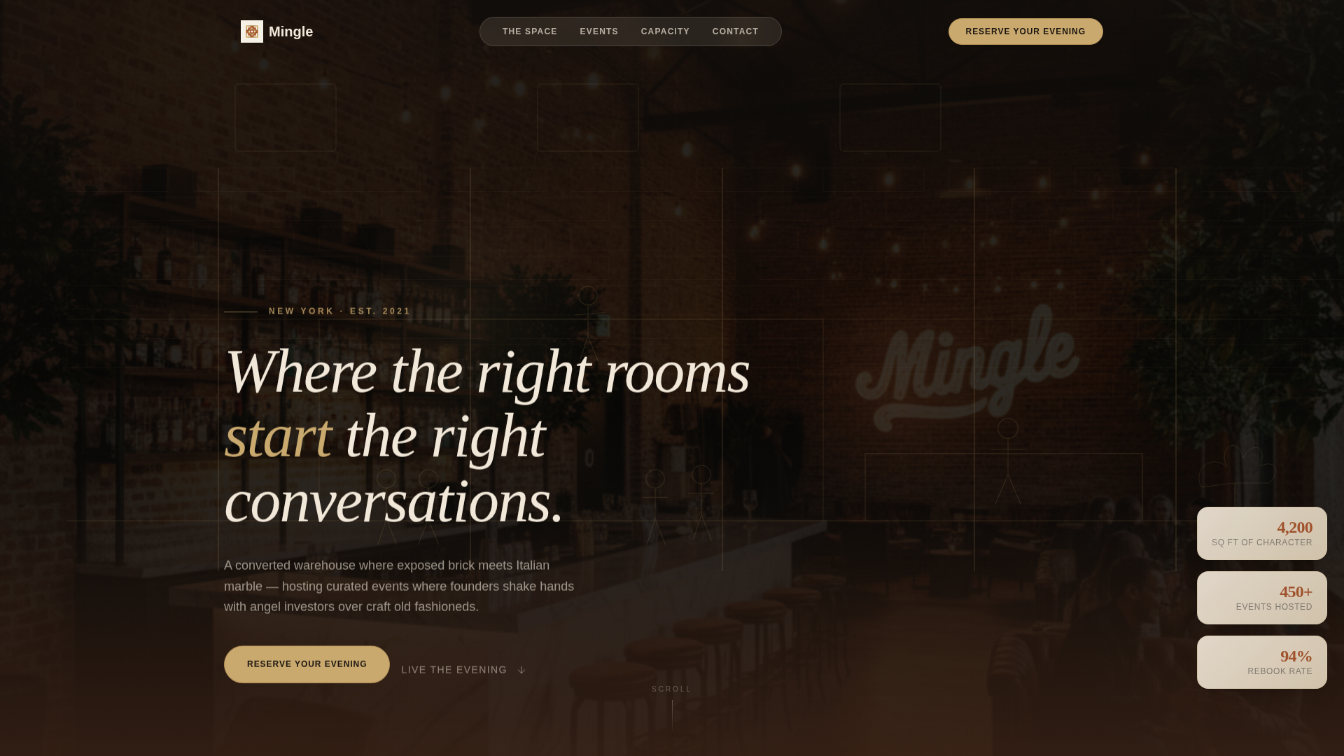 Networking Event Booking Website Template