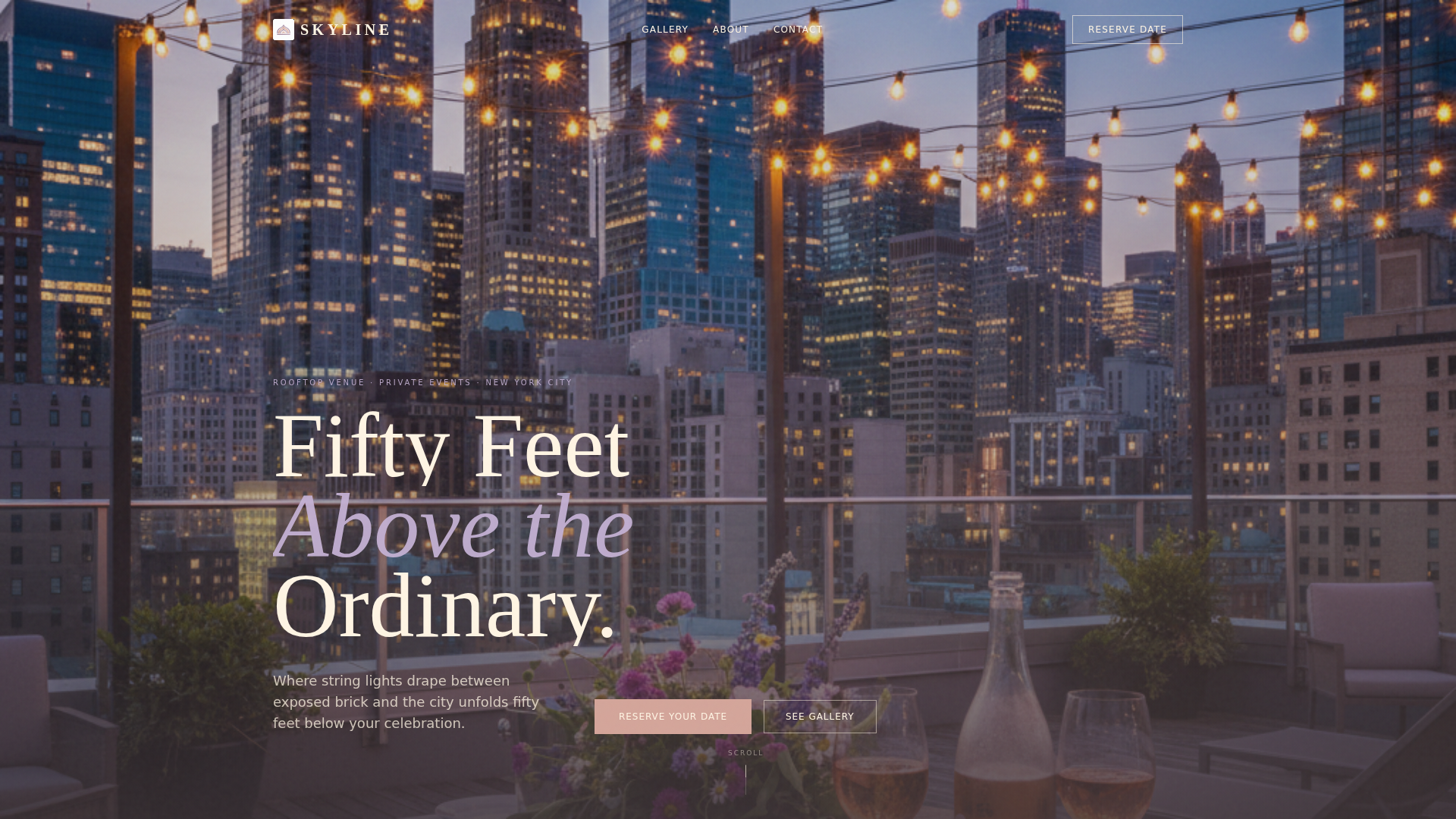 Wedding Venue Specialist Booking Website Template