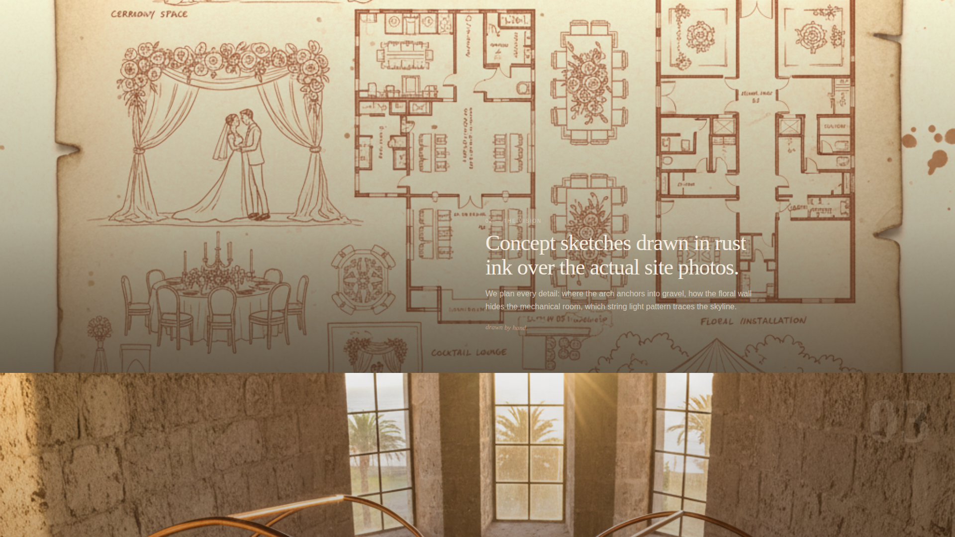 Rooftop Wedding Professional Website Template