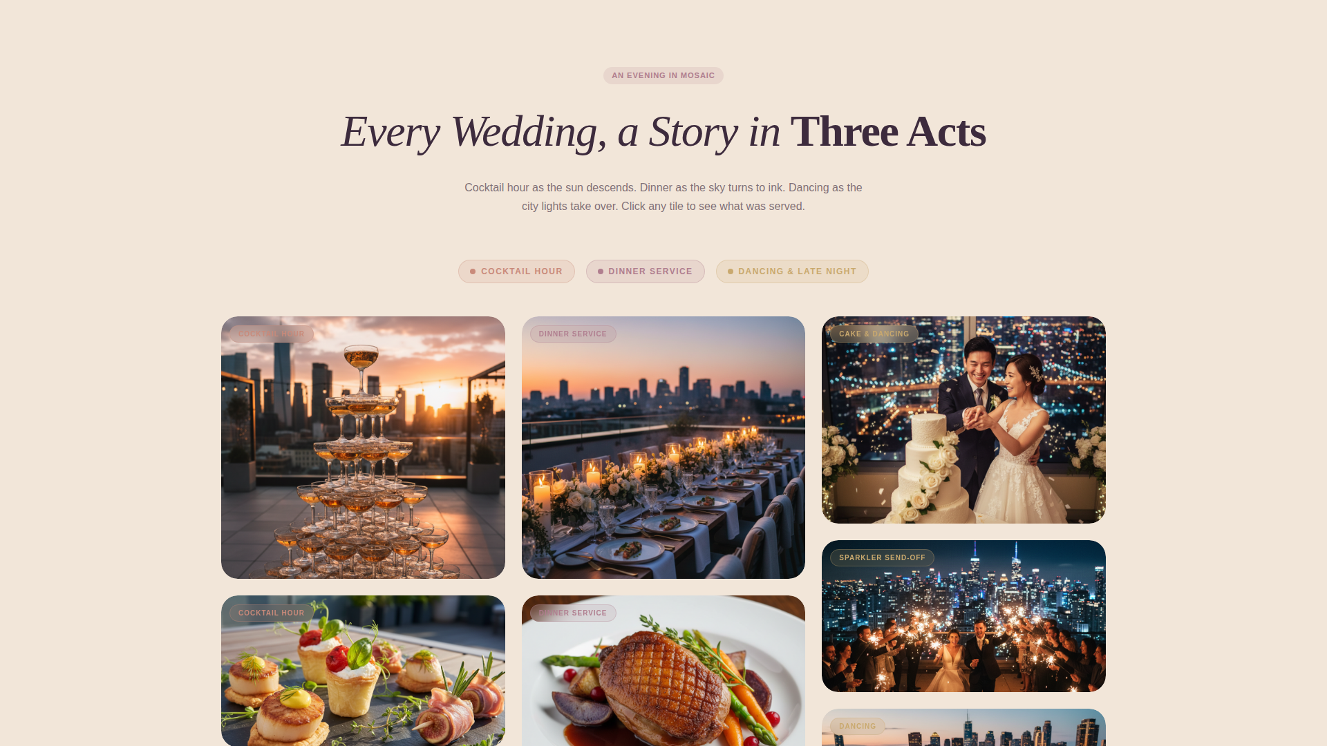 Wedding Venue Booking Website Template