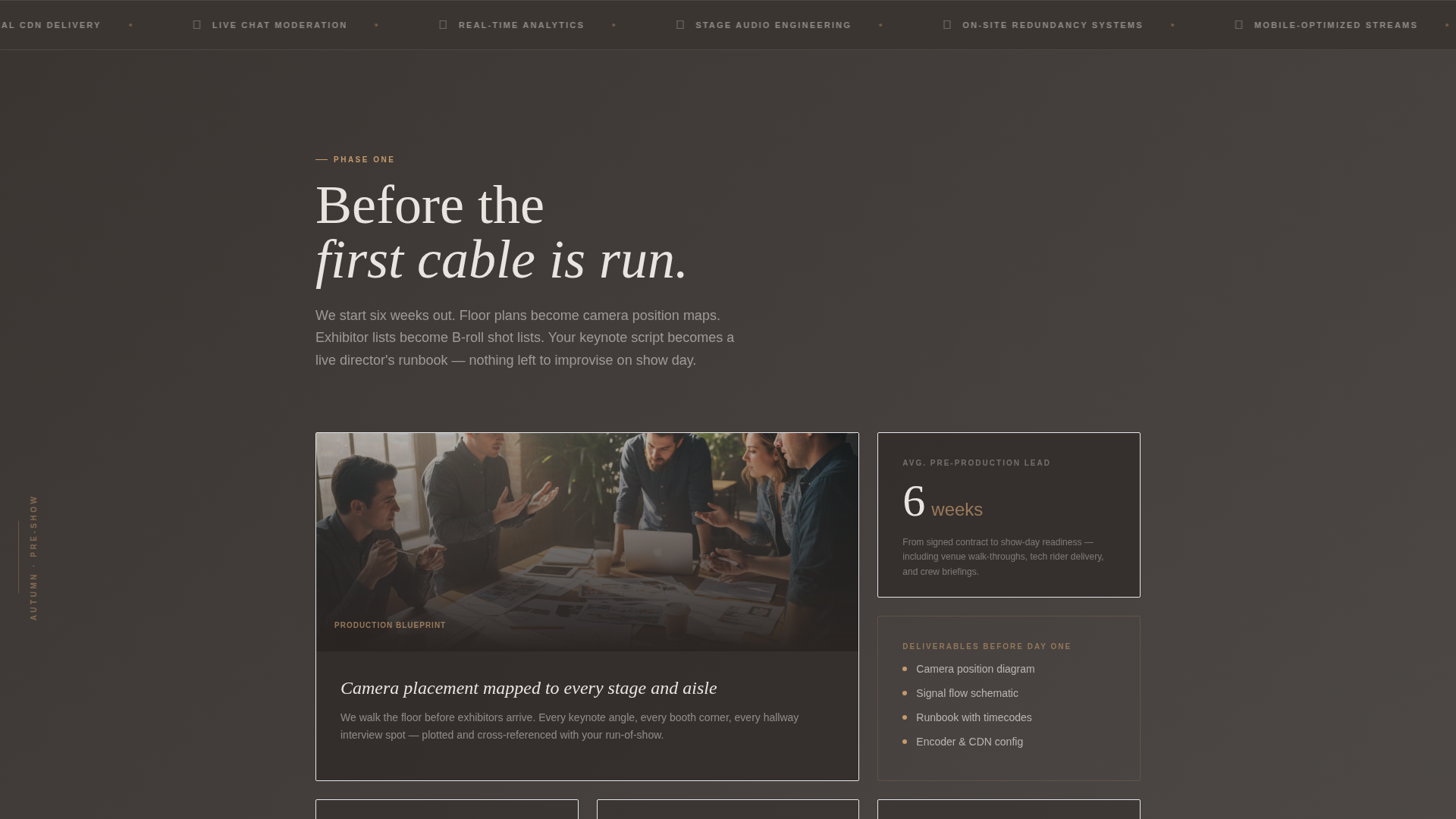 Curated Event Landing Page Template