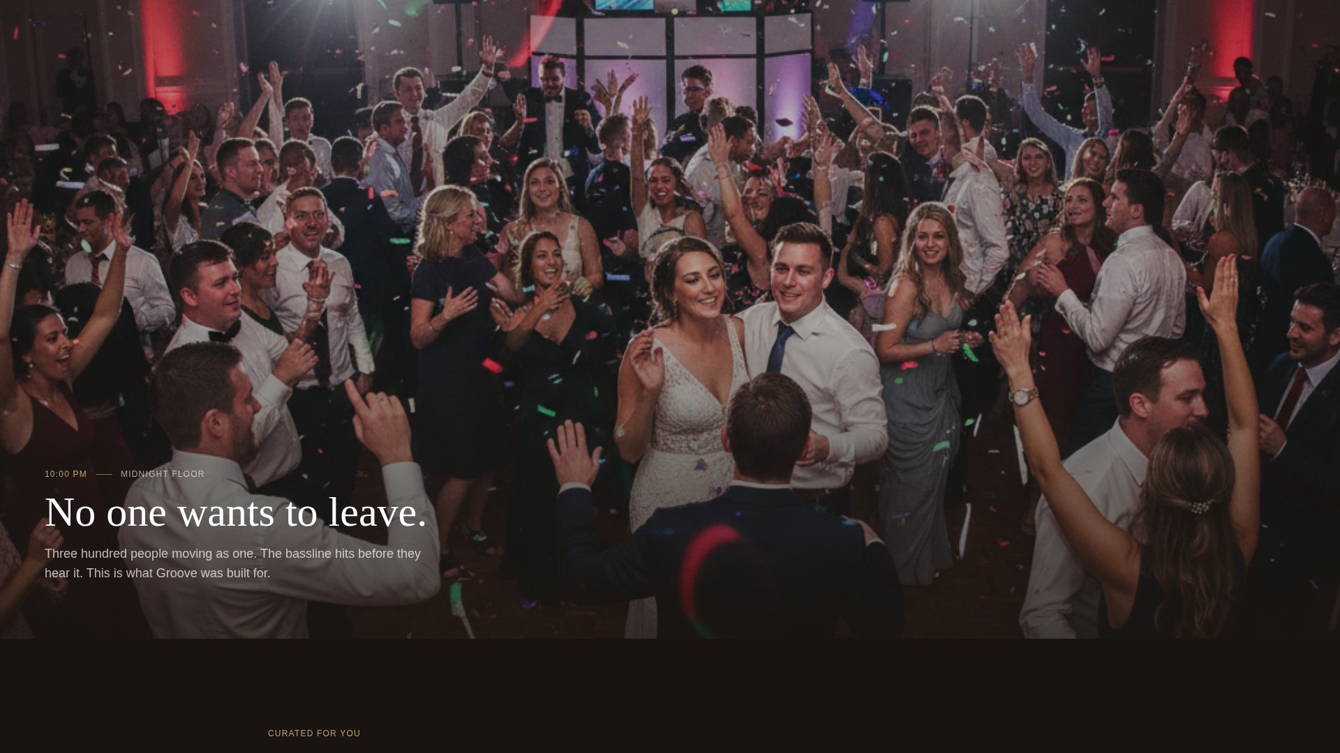 Wedding DJ Website Template with Availability Booking Form