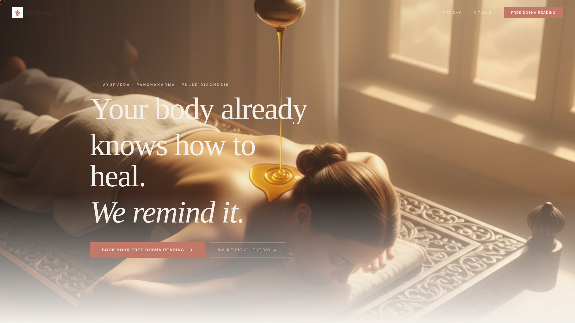 Ayurvedic Spa & Wellness Treatment Website Template