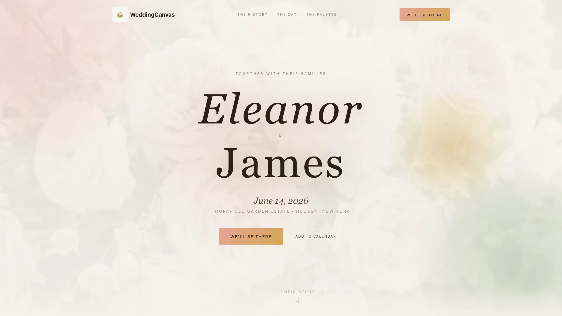 Artistry — Bespoke Wedding Stationery Landing Page Template