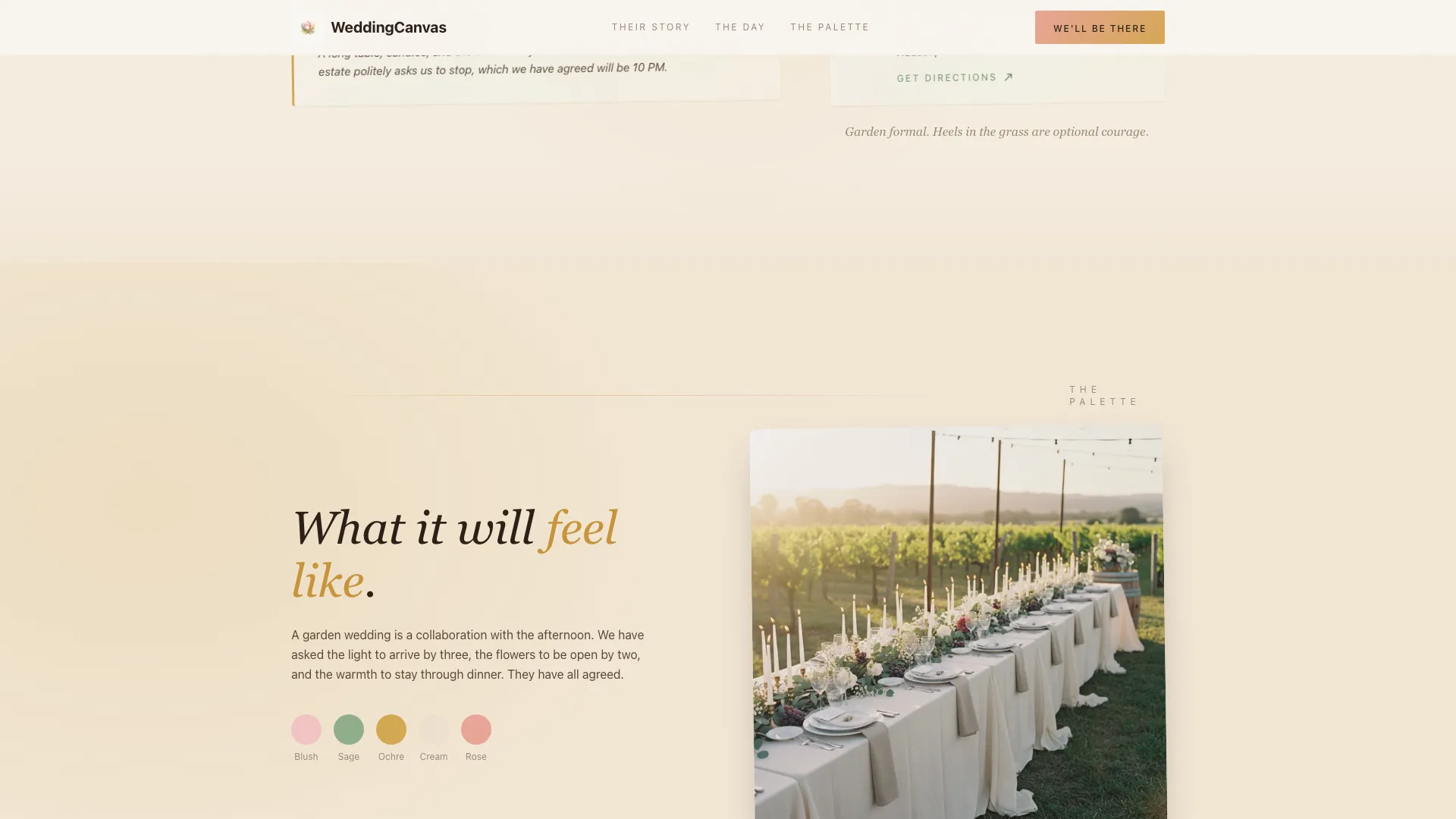 Artistry — Bespoke Wedding Stationery Landing Page Template