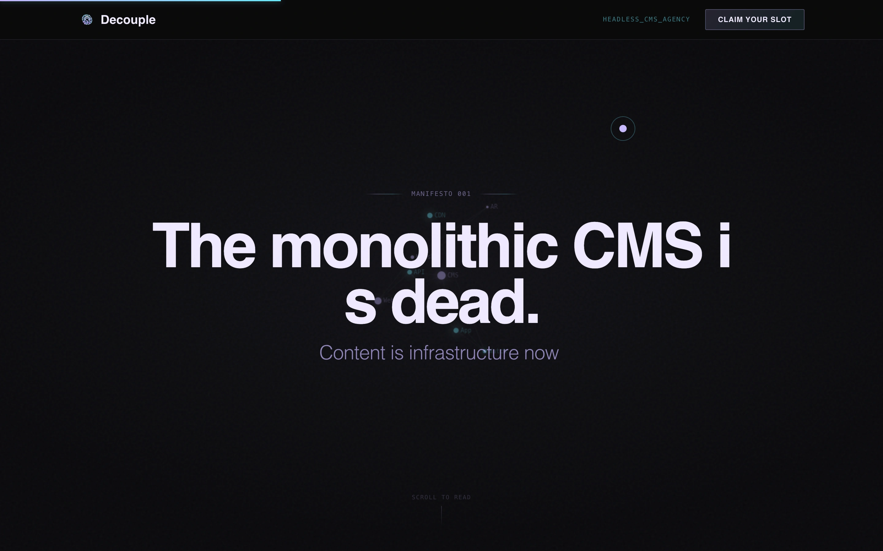 Decouple - Frictionless Headlesscms Landing Page Template