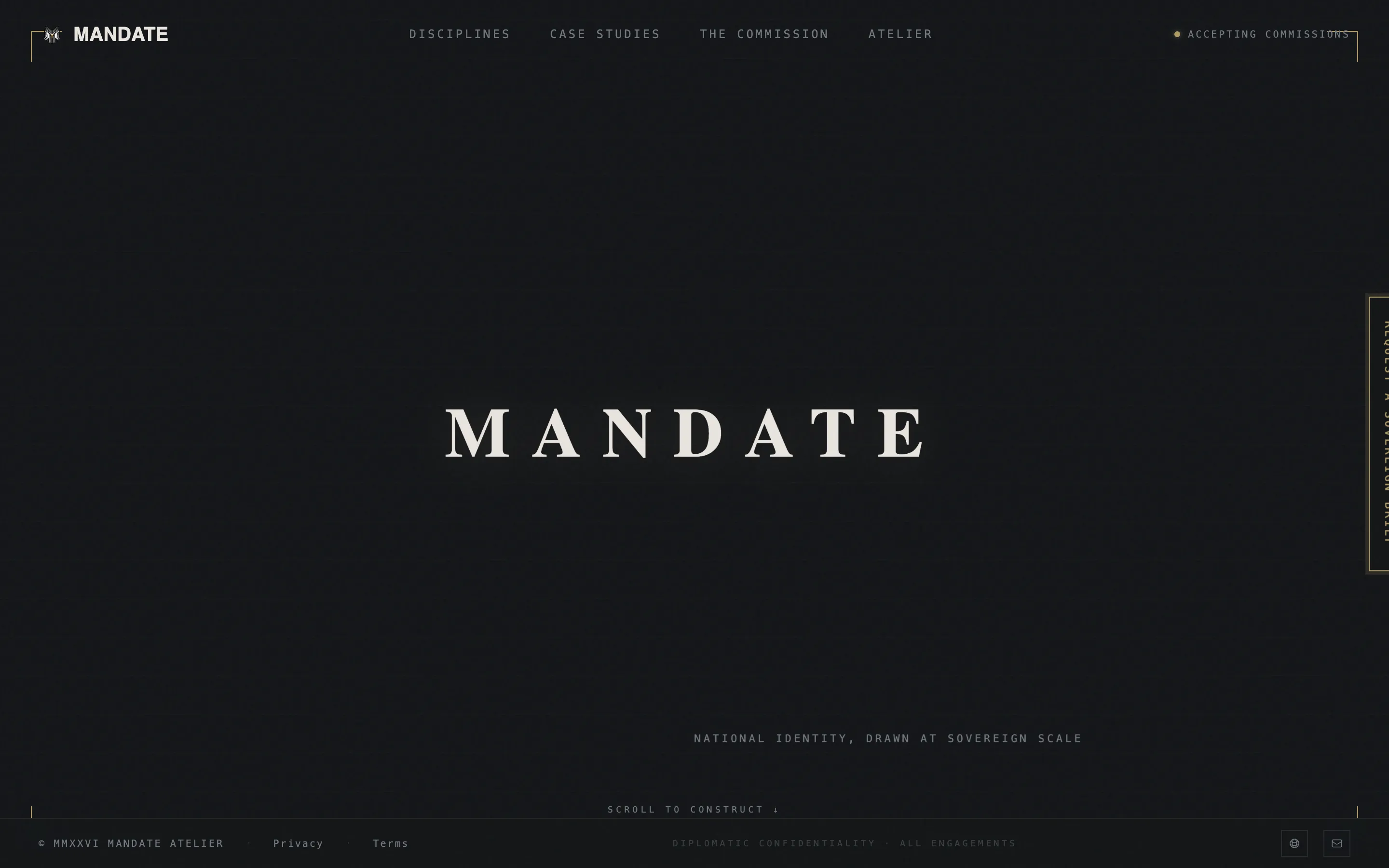 Strategic Branding Agency Landing Page Template