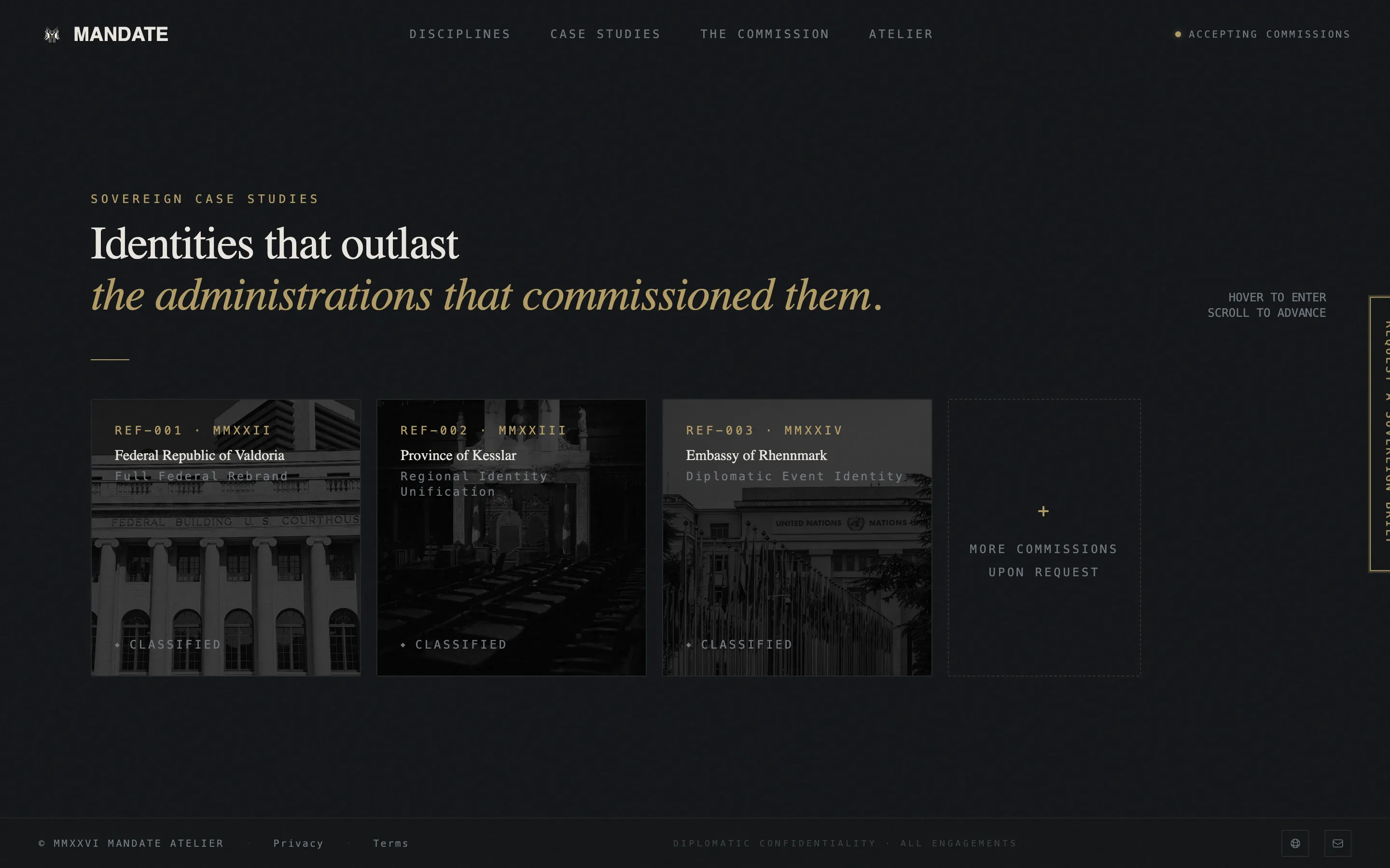 Strategic Branding Agency Landing Page Template
