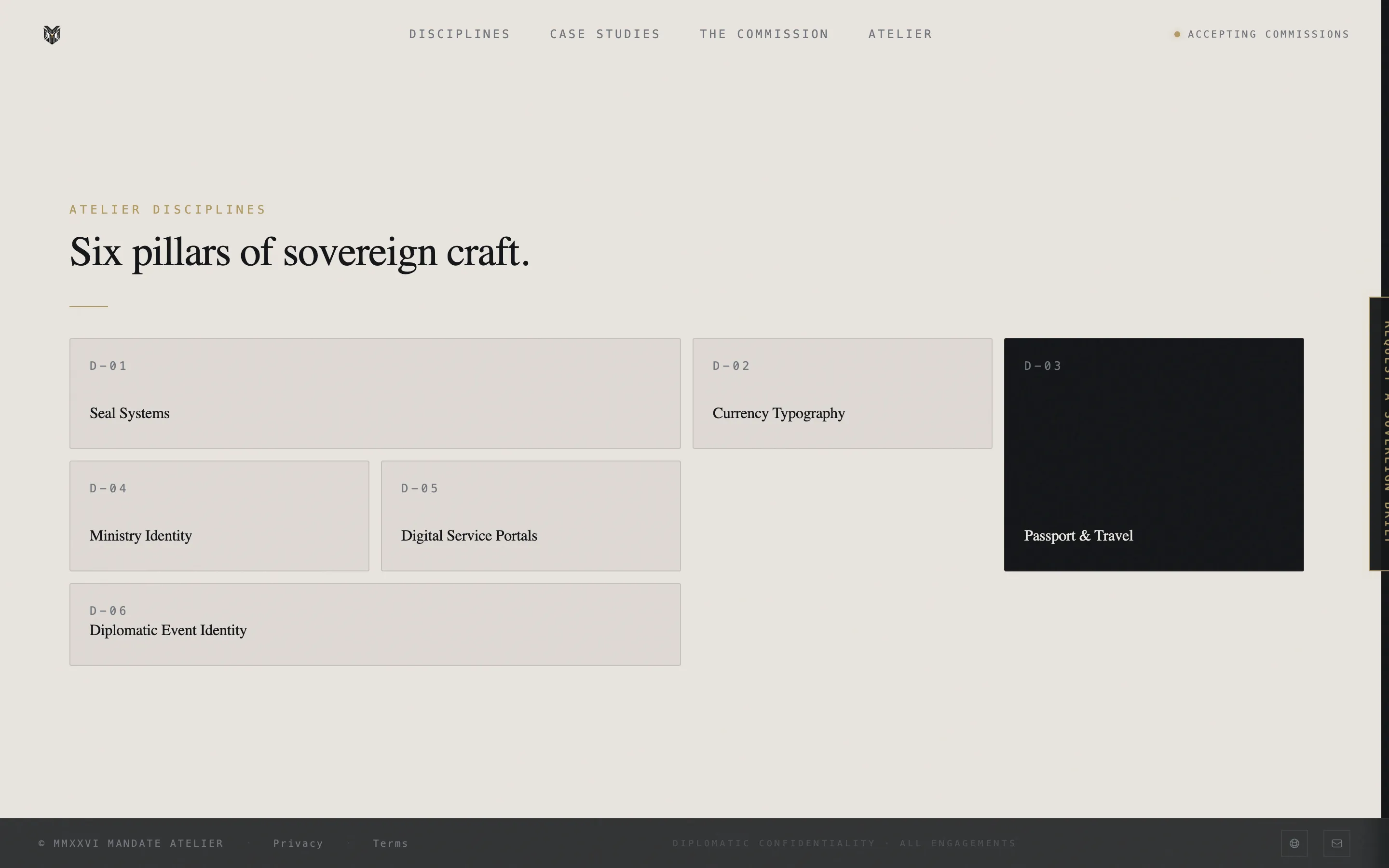 Strategic Branding Agency Landing Page Template