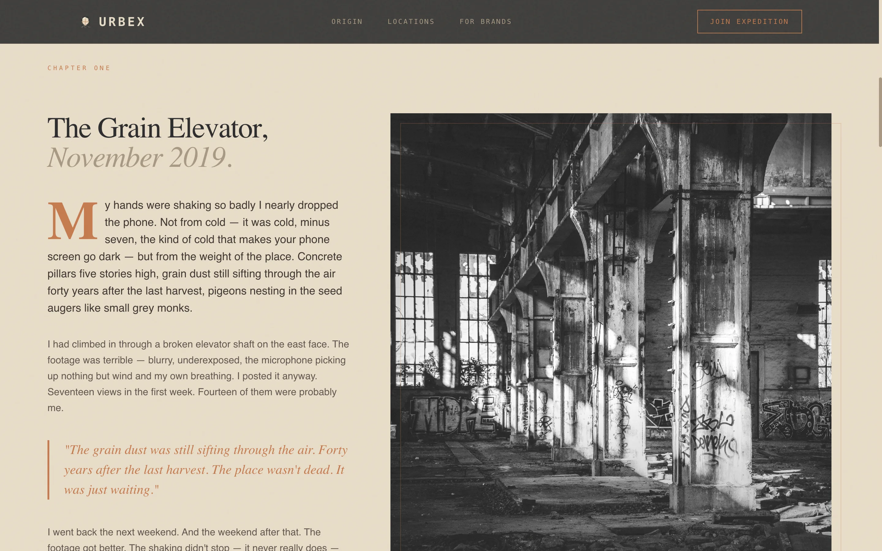Photography Blog Specialist Blog Website Template
