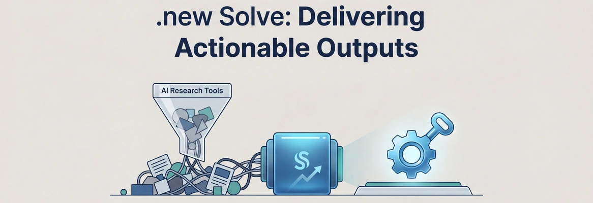 Why Rocket.new Solve Delivers More Actionable Outputs Than AI Research Tools