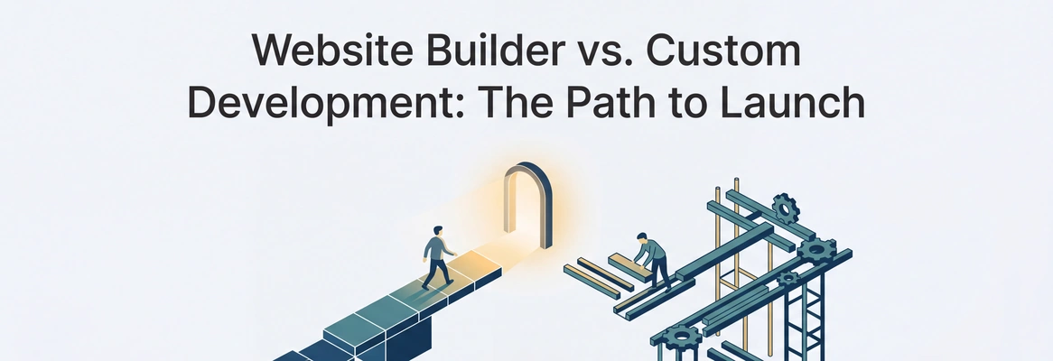 Website Builder or Custom Development: Which One Actually Gets You Live?