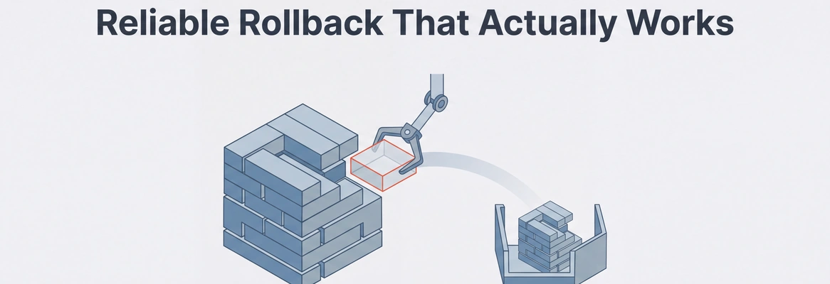We Built Rollback That Actually Works. Here's Why That's Harder Than It Sounds.