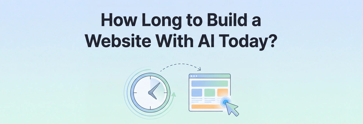 How Long Does It Take to Build a Website With AI Today?
