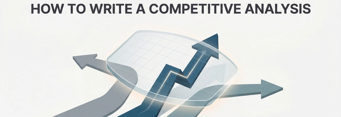 How to Write a Competitive Analysis: Step-by-Step With Examples
