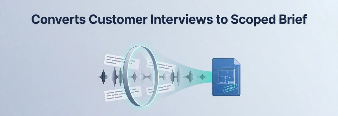 How Solve on Rocket.new Converts Customer Interview Transcripts into a Scoped Feature Brief