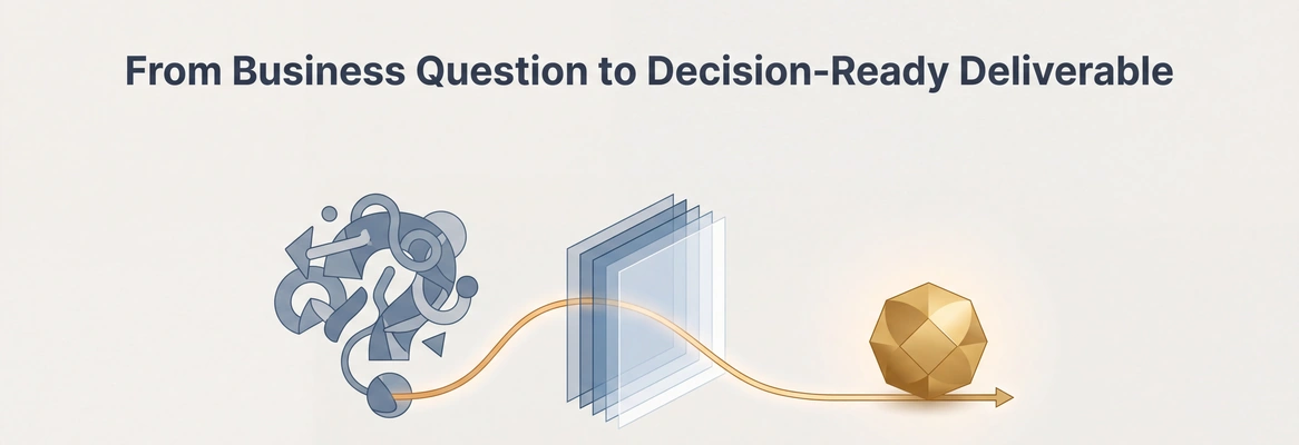 How Solve Turns a Business Question into a Decision-Ready Deliverable