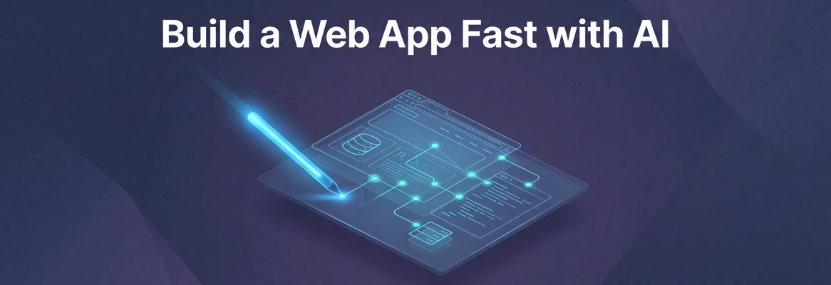 How to Build a Web App Using AI Without a Team Fast