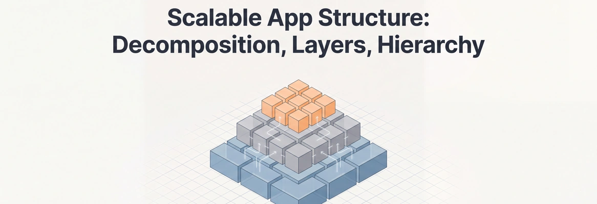 Project Structure Example for Scalable Apps: Decomposition, Layers, and Hierarchy