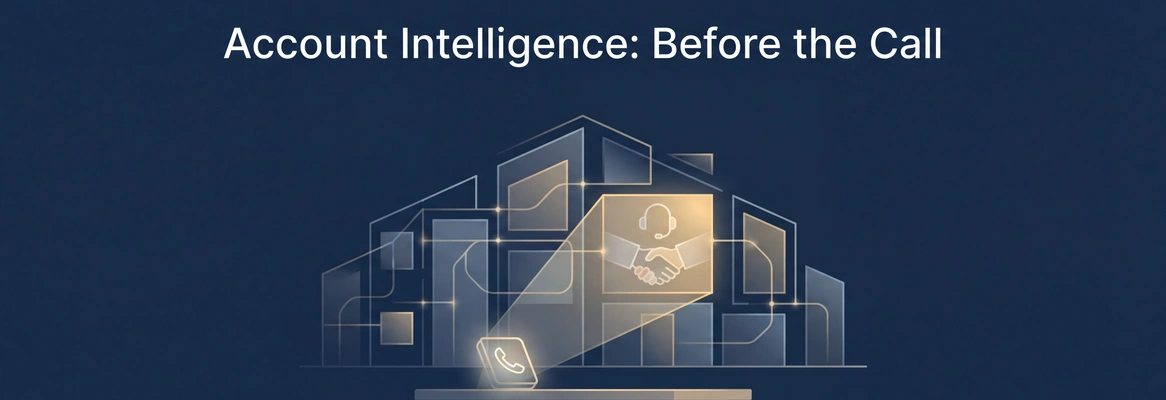 Account Intelligence: Everything Reps Need to Know Before the Call