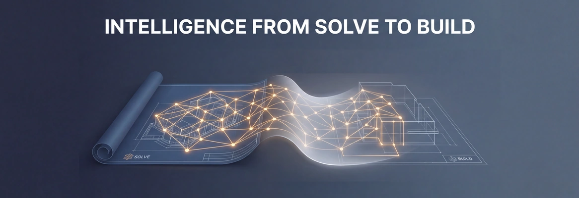 How Does the Intelligence From Solve Carry Directly Into The Build On Rocket.new?
