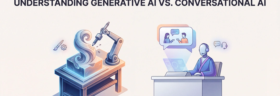 Conversational AI vs Generative AI: Key Differences